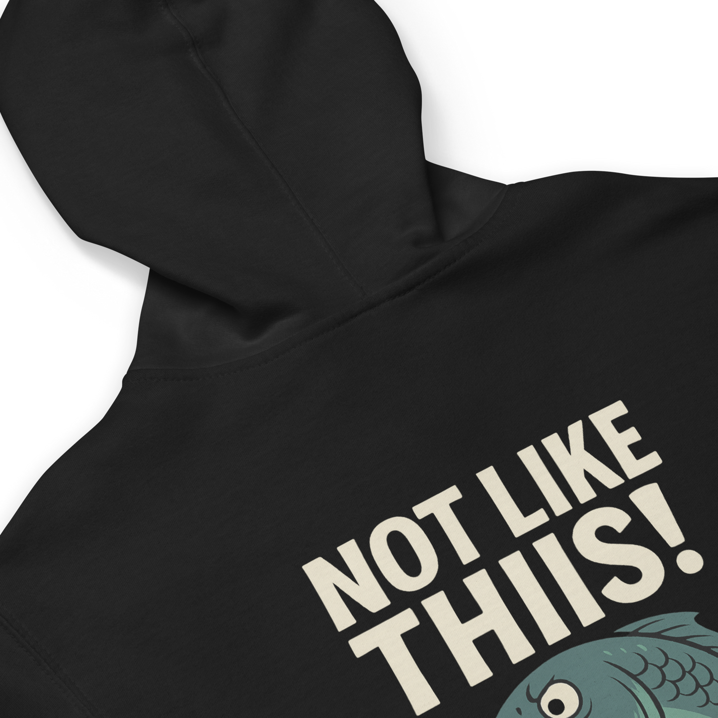 NOT LIKE THIIS! - Unisex fleece zip up hoodie
