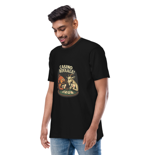 CASINO ROYAALE! - Men’s premium heavyweight tee